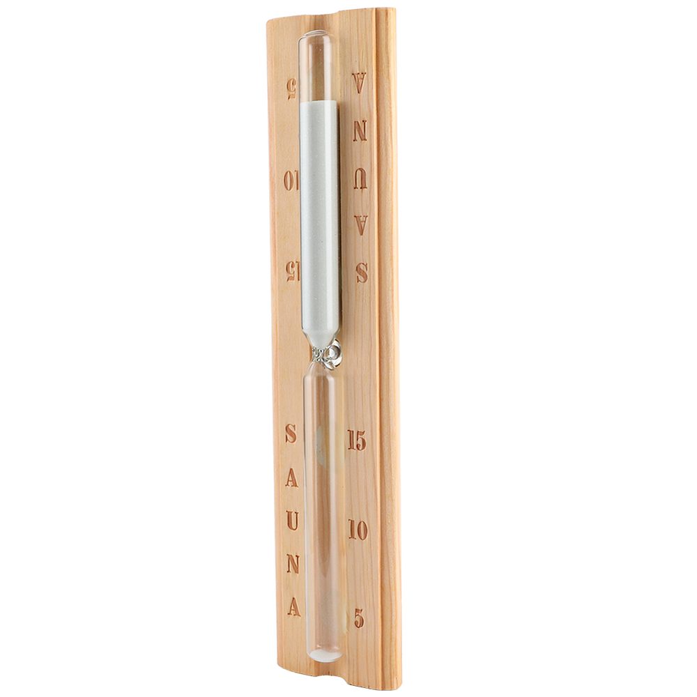 Sauna-Sanduhr 15 Minuten, Holz – Bild 1