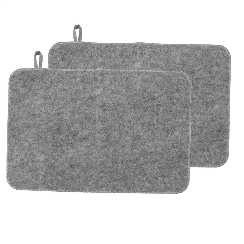 Sauna-Sitzauflagen aus Filz, 50 × 33 cm, 2 Stück – Bild 1